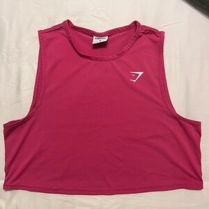 Gymshark Women's Pink Crop Top